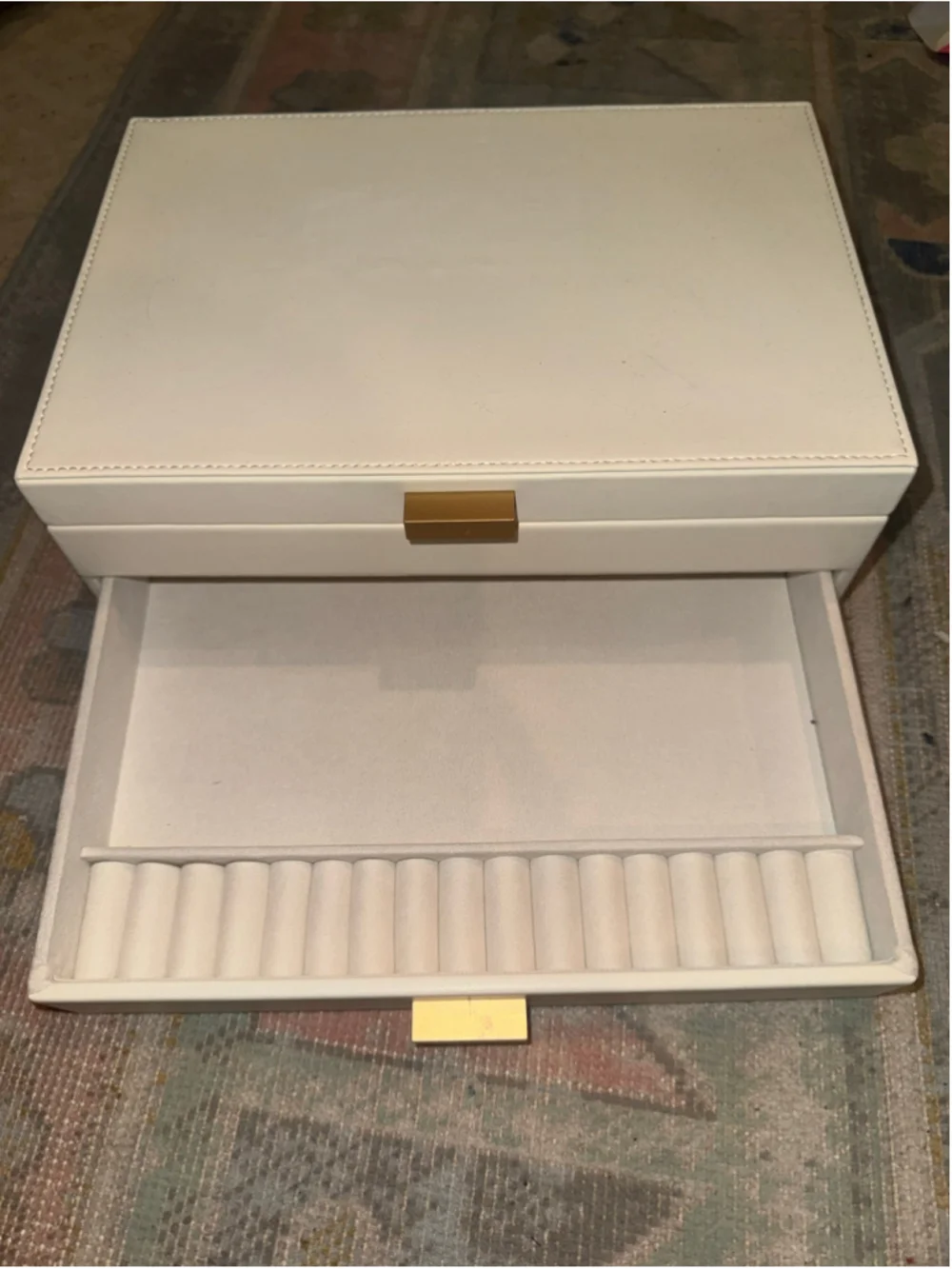 Target Jewelry Organizer Box One Size White Gold